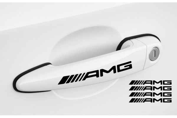 AMG naljepnica za kvaku naljepnica set 4 kom., 120mm neu logo