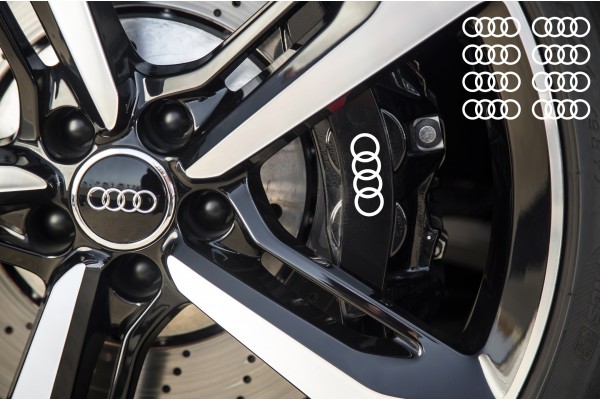 Audi Ringe naljepnica za kočiona kliješta Mirror Window naljepnica 8 kom. 60mm