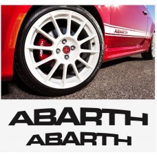 Abarth naljepnica za kočiona kliješta naljepnica set 4kom. 70mm + 90mm