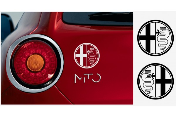 Alfa Romeo bočna naljepnica 2kom. kit 10cm