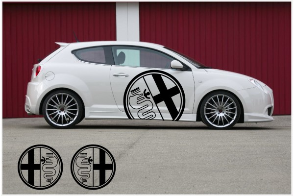 Alfa Romeo bočna naljepnica 2kom. kit 90cm
