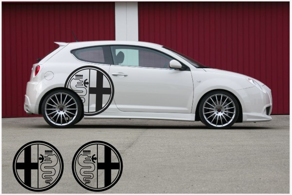 Alfa Romeo bočna naljepnica 80cm 2kom.  set