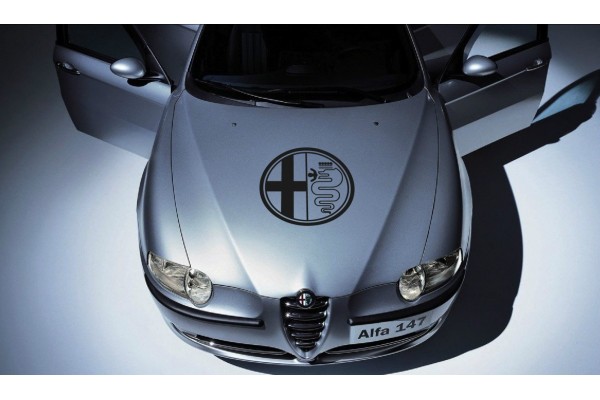 Alfa Romeo naljepnica vjetrobranska 58cm