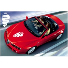 Alfa Romeo pokrovna snake biscione naljepnica 61cm stari logo