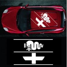 Alfa Romeo snake Biscione naljepnica krovna naljepnica