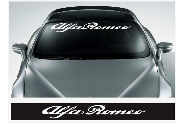 Alfa Romeo vjetrobranska naljepnica