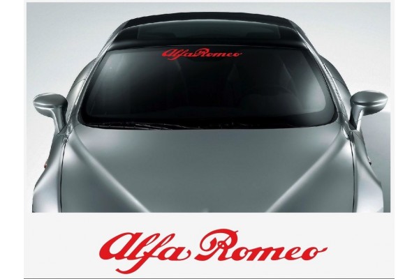 Alfa Romeo vjetrobranska naljepnica 500mm/1400mm