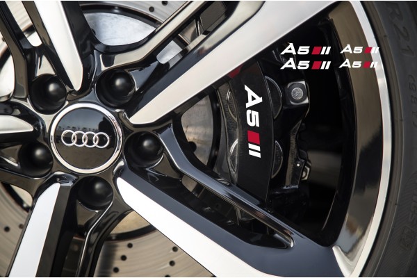 Audi A5 // naljepnica za kočiona kliješta Mirror Window naljepnica 102mm 54mm