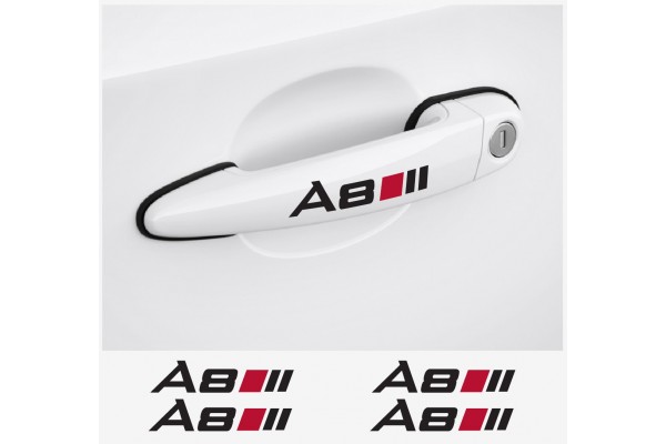 Audi A8 naljepnica za kvaku naljepnica 4kom.