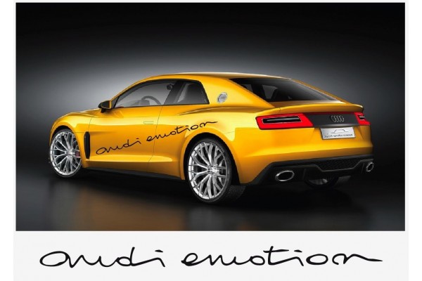Audi Emotion Sport bočna naljepnica 2kom. set 25cm bis 200cm