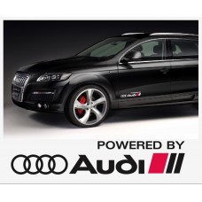 Audi Powered by Audi bočna naljepnica 40cm 2kom.. set