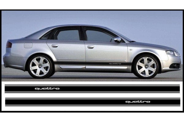 Audi Quattro bočna naljepnica set