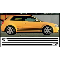 Audi Quattro bočna naljepnica set
