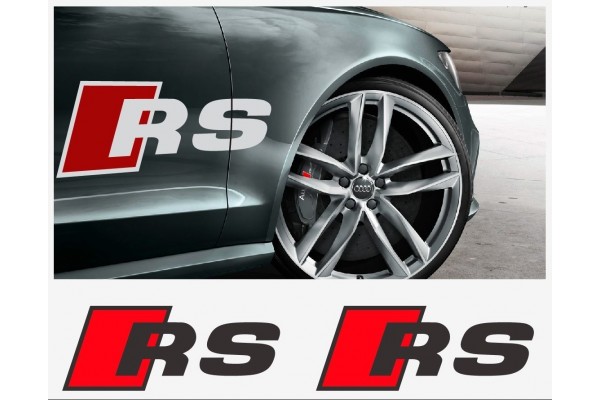Audi RS naljepnica bočna naljepnica 460mm 2kom.. set