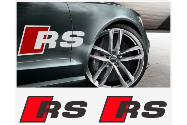 Audi RS naljepnica bočna naljepnica 510mm 2kom.. set
