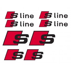 Audi S S-line naljepnica 8kom. set