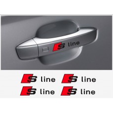 Audi S-line naljepnica za kvaku naljepnica 4kom.