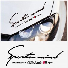 Audi SPORT MIND Powered by Audi bočna naljepnica 40cm 2kom.. Set