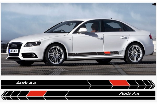 Audi bočna naljepnica 2kom. 180cm
