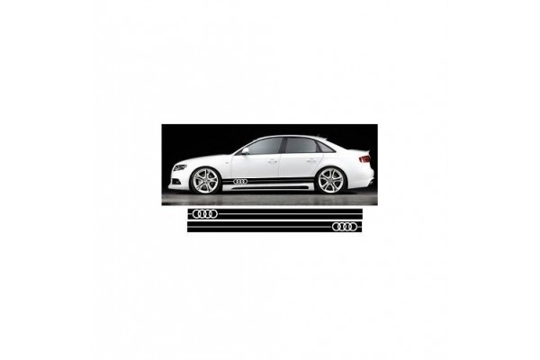 Audi bočna naljepnica set CARBON OPTIK