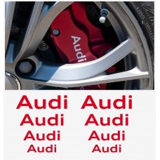 Audi naljepnica za kočiona kliješta - felge - retrovizor naljepnica - 8kom. set
