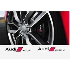 Audi naljepnica za kočiona kliješta naljepnica Audi Ceramic 2kom.. set 80mm