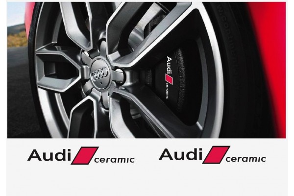 Audi naljepnica za kočiona kliješta naljepnica Audi Ceramic 2kom.. set 80mm