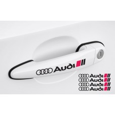 Audi naljepnica za kvaku naljepnica set 4 kom., 120mm