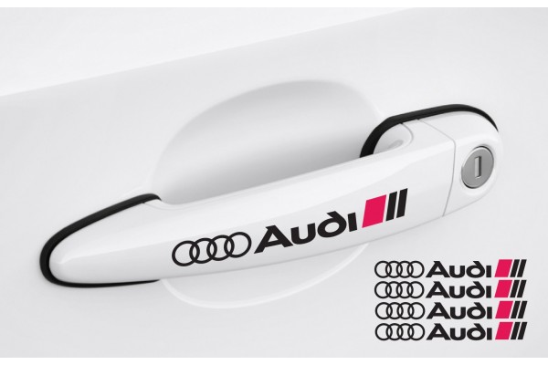 Audi naljepnica za kvaku naljepnica set 4 kom., 120mm