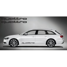 Audi quattro bočna naljepnica 2 kom. set 100cm