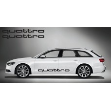 Audi quattro bočna naljepnica 2 kom. set 150cm