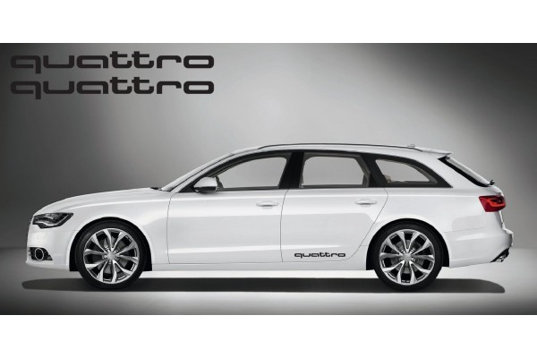 Audi quattro bočna naljepnica 2 kom. set 60cm