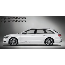 Audi quattro bočna naljepnica 2 kom. set 80cm