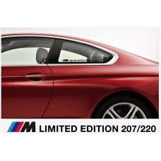 BMW M Limited Edition custom number naljepnica bočna naljepnica 300mm 2kom.. set