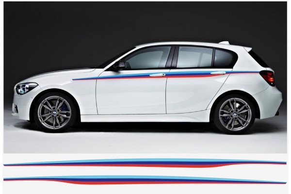 BMW M Performance M bočna pruge naljepnica 289cm