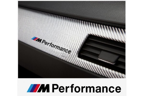 BMW M Performance motorsport armaturna naljepnica 120mm 2kom.