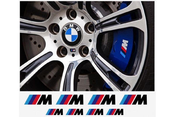 BMW M naljepnica za kočiona kliješta - felge - retrovizor naljepnica - 8kom. set