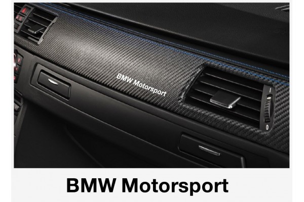 BMW Motorsport armaturna naljepnica 120mm 2kom.