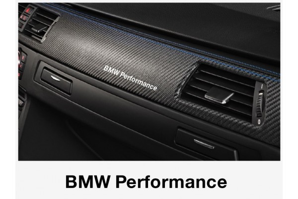 BMW Performance armaturna naljepnica 120mm 2kom.