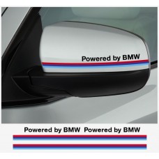 BMW Powered by BMW naljepnica za retrovizor naljepnica
