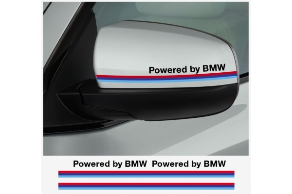 BMW Powered by BMW naljepnica za retrovizor naljepnica