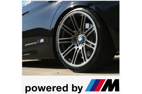 BMW Powered by M naljepnica bočna naljepnica 200mm 2kom.. set