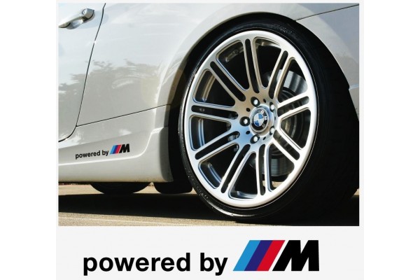 BMW Powered by M naljepnica bočna naljepnica 200mm 2kom.. set