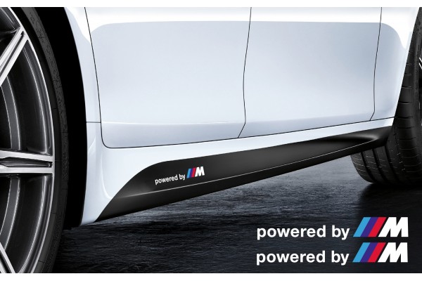 BMW Powered by M naljepnica bočna naljepnica 200mm - no background!