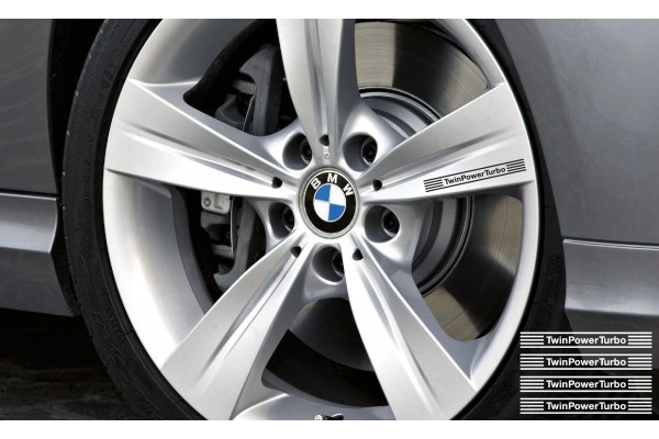BMW TwinPower Turbo naljepnicanaljepnica za kočiona kliješta Mirror Window naljepnica 4 kom., 140mm