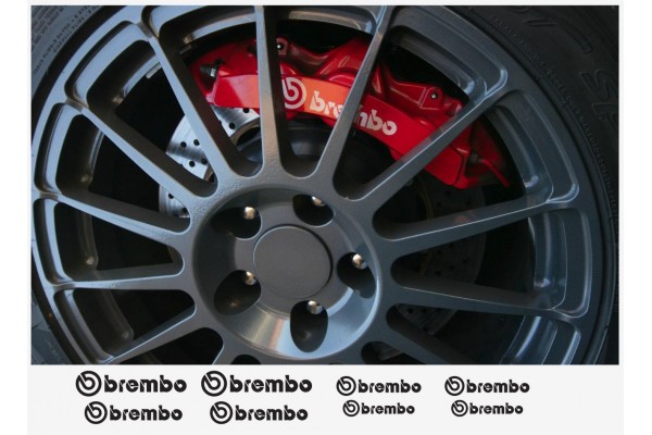 BREMBO naljepnica za felge - kočiona kliješta - retrovizore naljepnica – 4kom. 85mm – 55mm