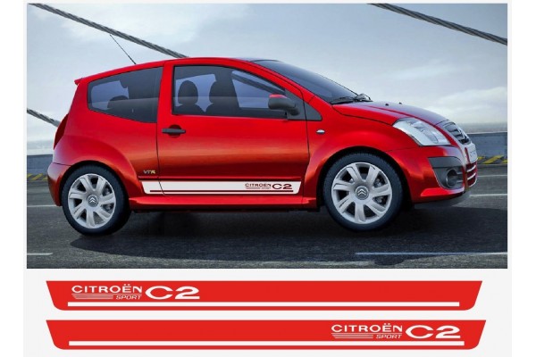 Citroen C2 bočna naljepnica 135cm 2kom. set