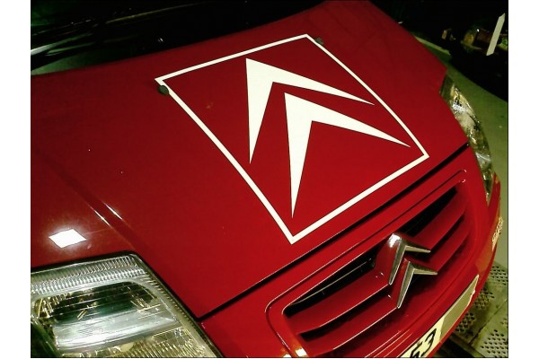 Citroen Chevron vjetrobranska naljepnica C1C2 C3 C4 C5