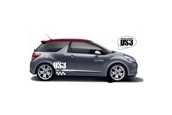 Citroen DS3 pokrovna naljepnice kit