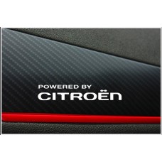 Citroen Powered by Citroen armaturna- mirror naljepnica - 2kom. set
